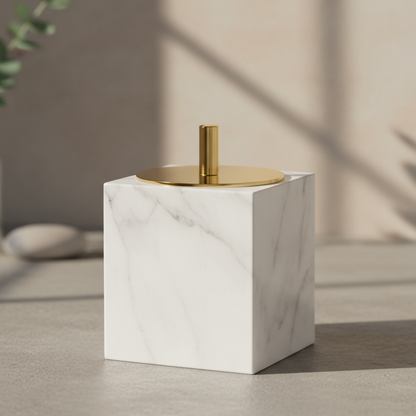 Eterna Marmor Wattestäbchenbox