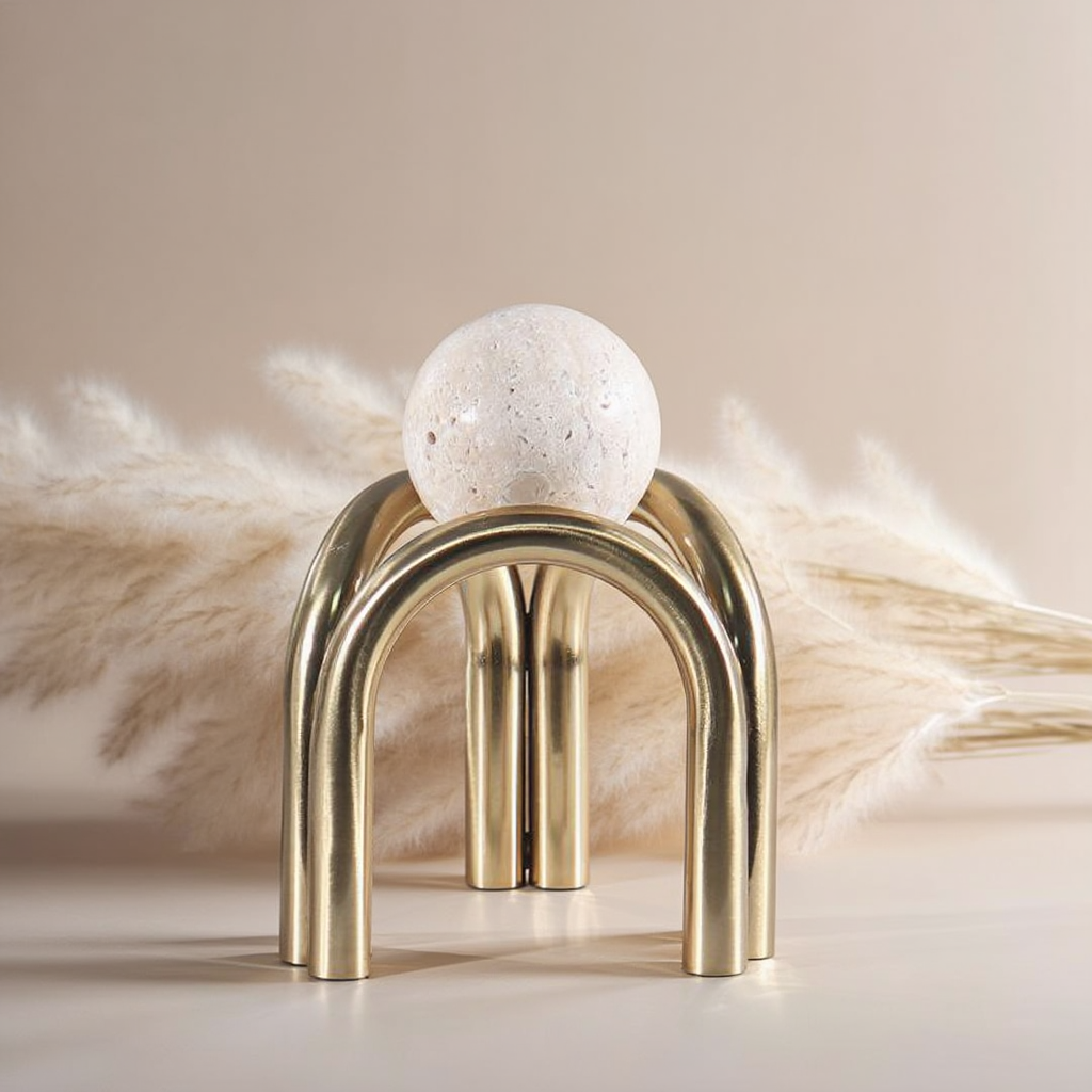 Marmor Bogen Kugel Ornament