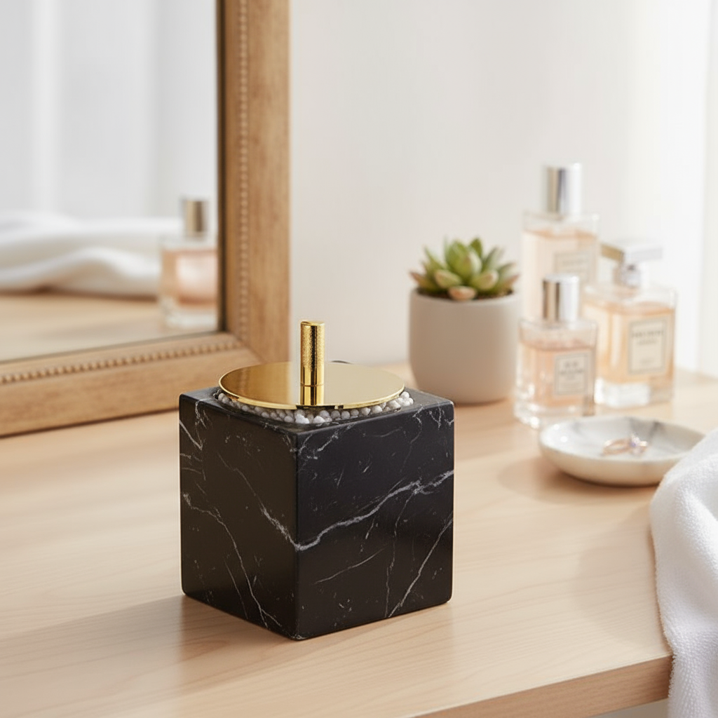 Eterna Marmor Wattestäbchenbox