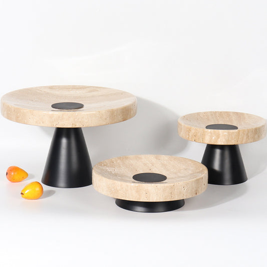Montera Travertine Pedestal Stand – 3 Sizes