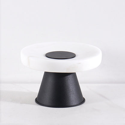 White Travertine Pedestal Stand