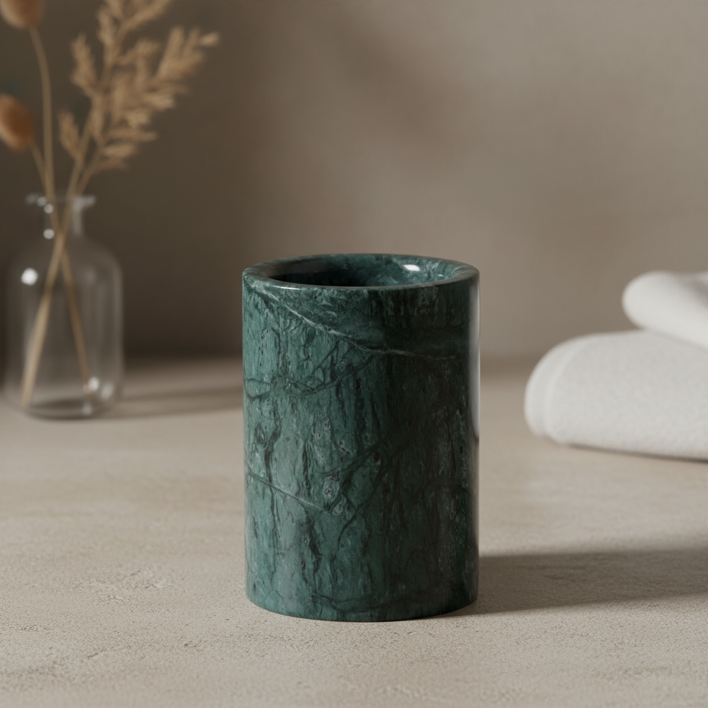 Marquina Marmor Aufbewahrungsbecher