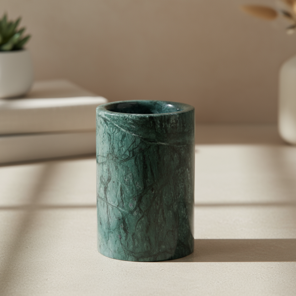 Marquina Marmor Aufbewahrungsbecher