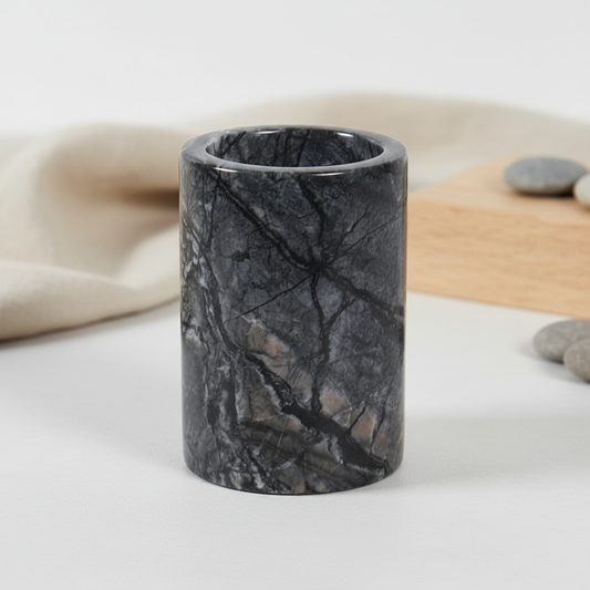 Marquina Marmor Aufbewahrungsbecher