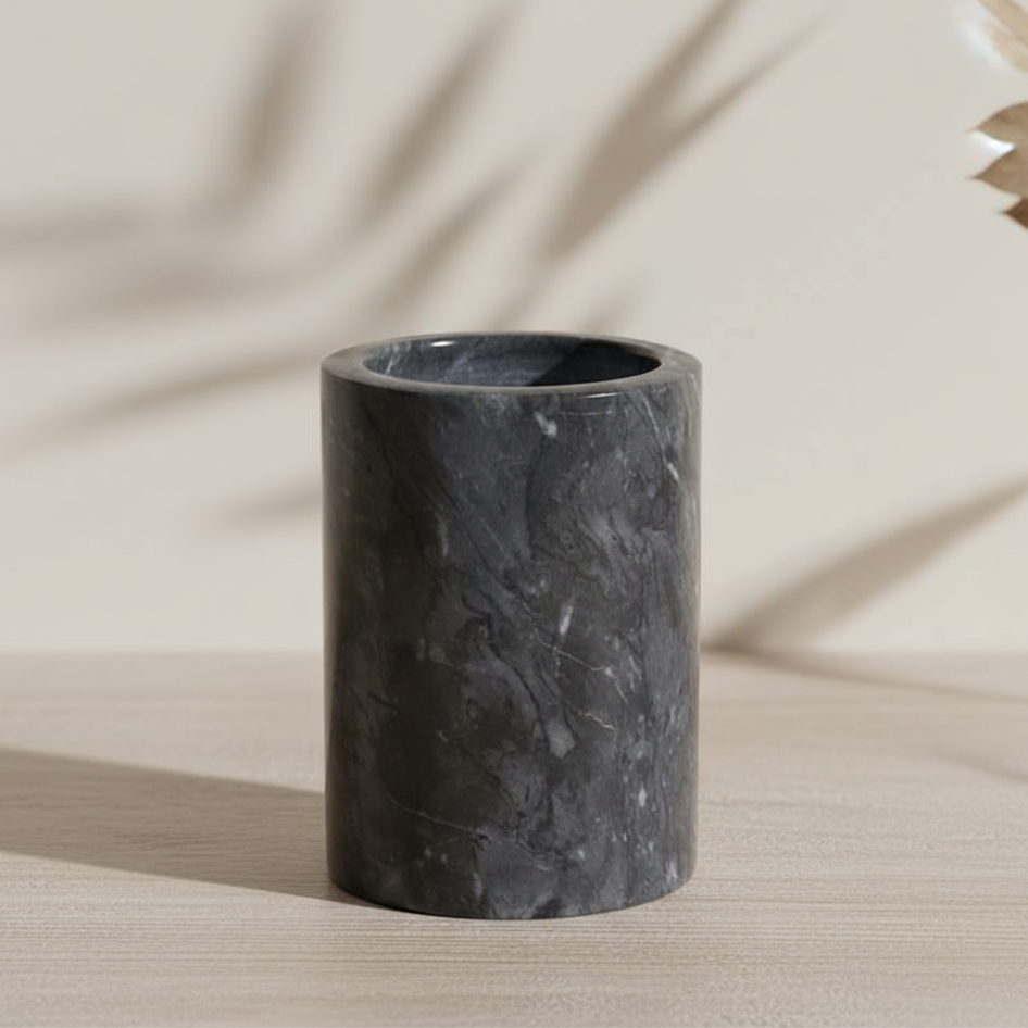 Marquina Marmor Aufbewahrungsbecher