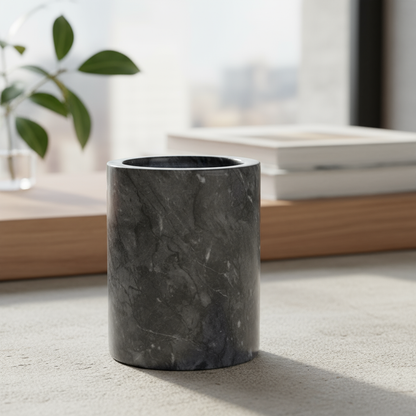 Marquina Marmor Aufbewahrungsbecher