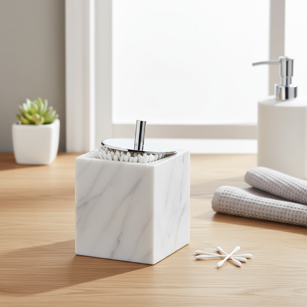 Eterna Marmor Wattestäbchenbox