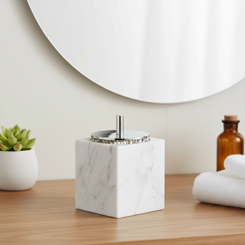 Eterna Marmor Wattestäbchenbox