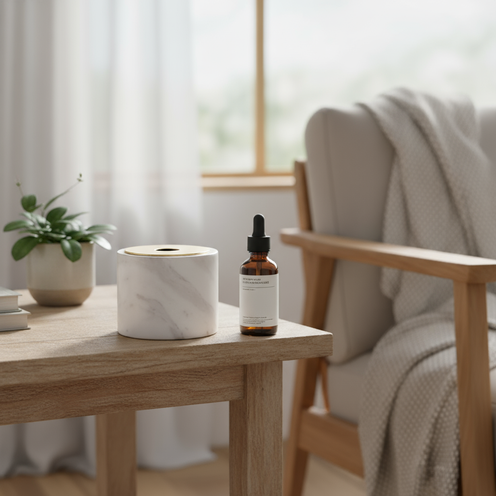 Orris Marmor Aromatherapie Flasche