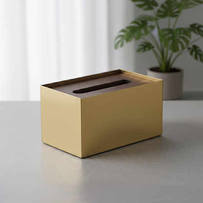 Aurelia Holzmaserung Marmor Taschentuchbox
