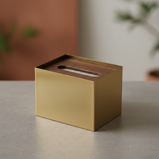 Aurelia Holzmaserung Marmor Taschentuchbox