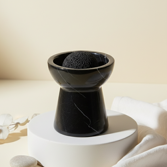 Solora Marmor Aromatherapie Tasse – Massiver Stein mit Lavakern