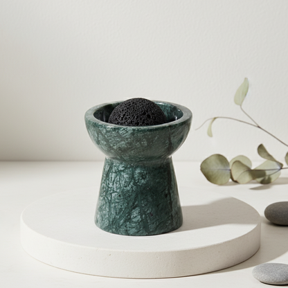 Solora Marmor Aromatherapie Tasse – Massiver Stein mit Lavakern