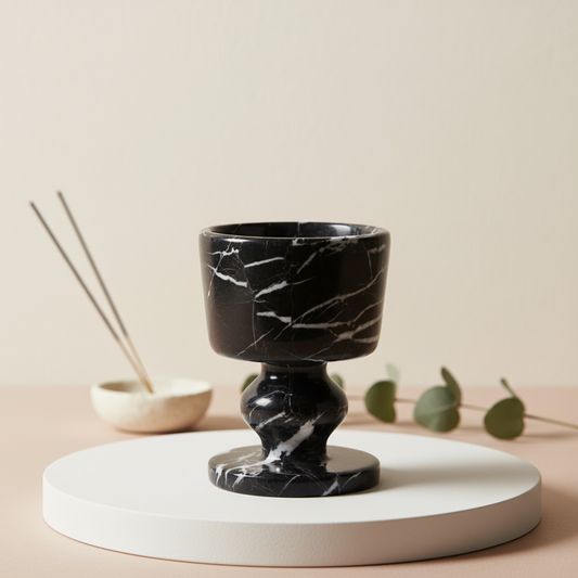 Sovana Schwarze Marmor Aromatherapie Tasse