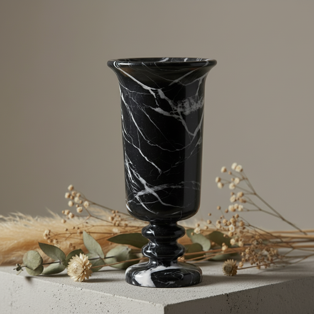 Amara Sockel Marmorvase