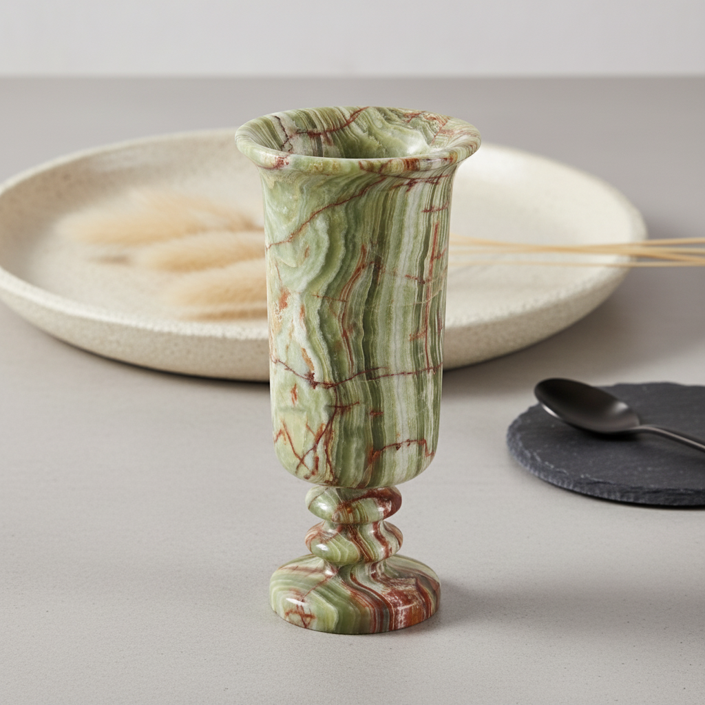 Amara Sockel Marmorvase