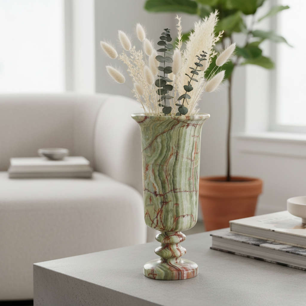Amara Sockel Marmorvase