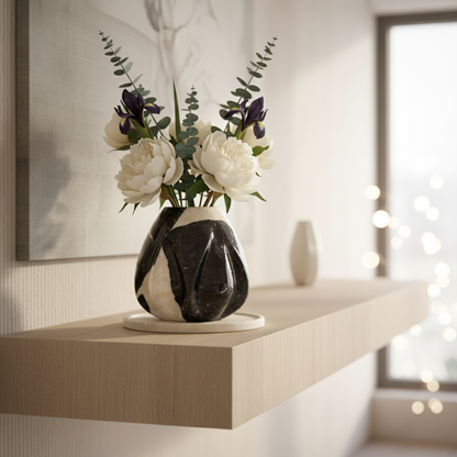 Calyx Marmorvase – Design aus massivem Stein