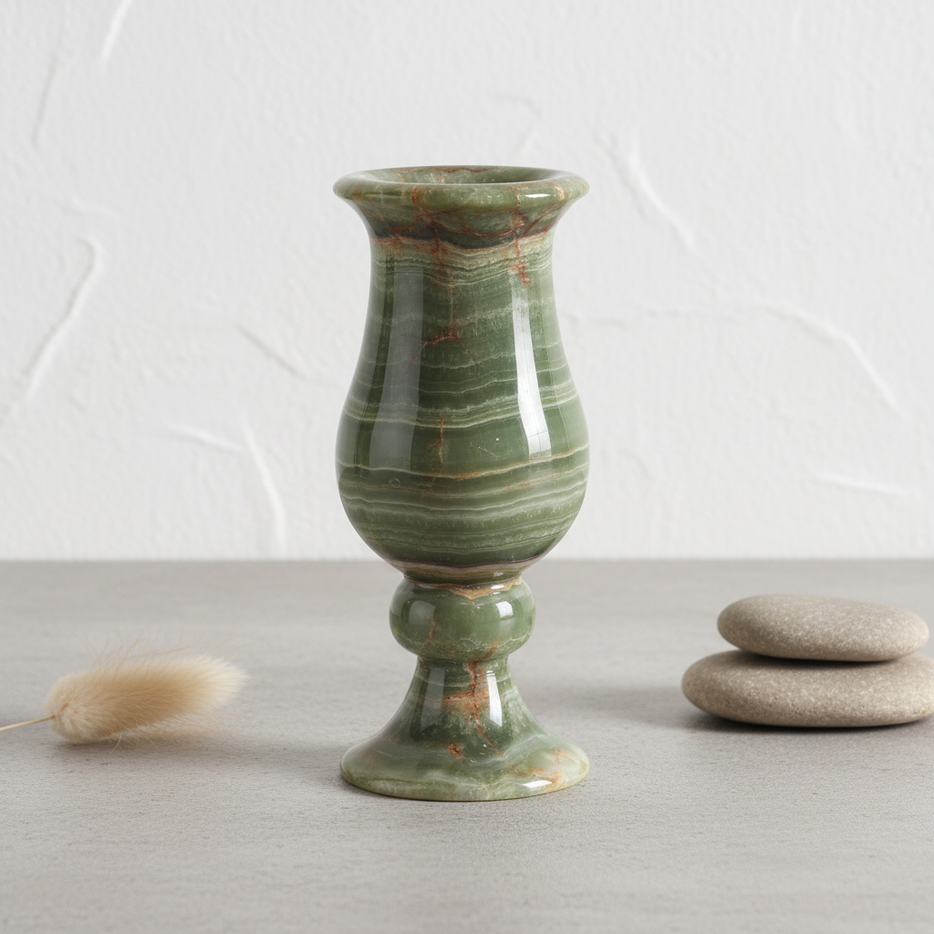Ardura Marmorvase – Massives Steinhandwerk
