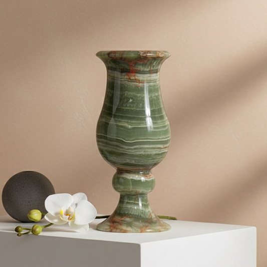 Ardura Marmorvase – Massives Steinhandwerk
