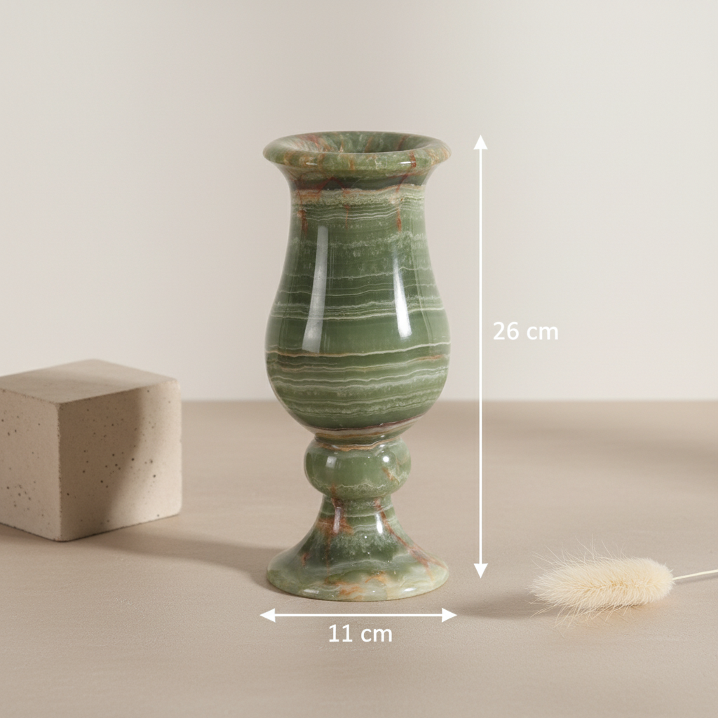 Ardura Marmorvase – Massives Steinhandwerk