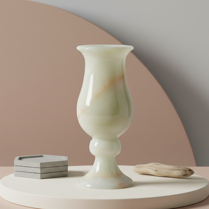 Ardura Marmorvase – Massives Steinhandwerk