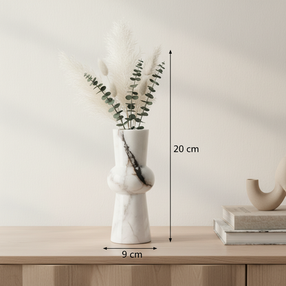 Nerano Vase aus massivem Stein