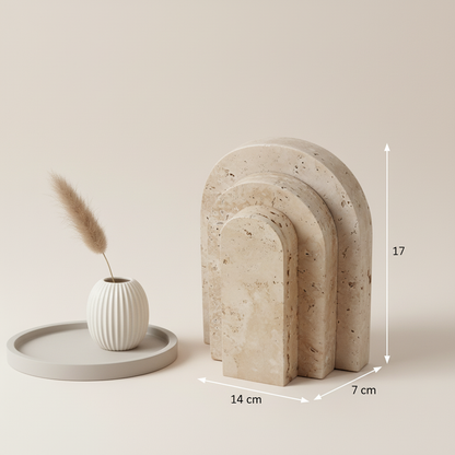Sculptura Marmor Akzent Ornamente – Massiver Stein Moderner Dekor
