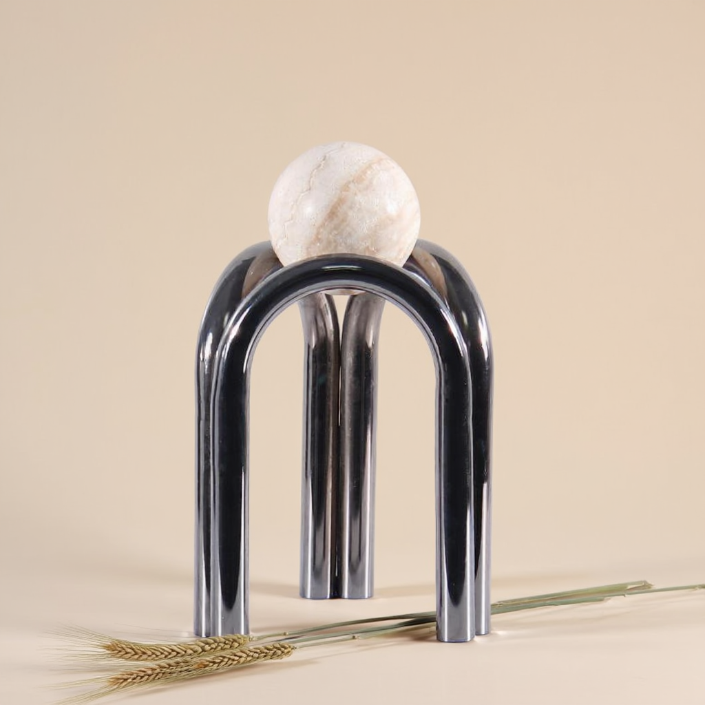 Marmor Bogen Kugel Ornament