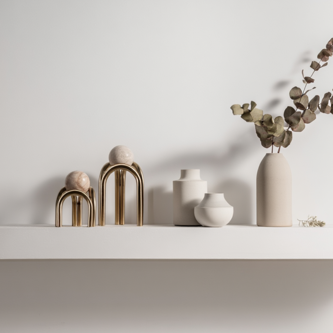 Marmor Bogen Kugel Ornament