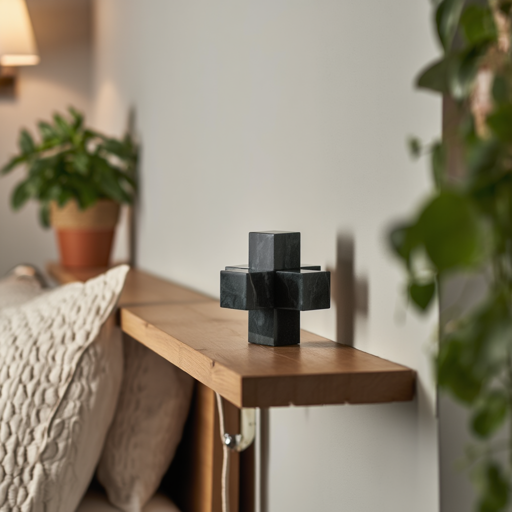 Geformter Marmor-Kreuzblock