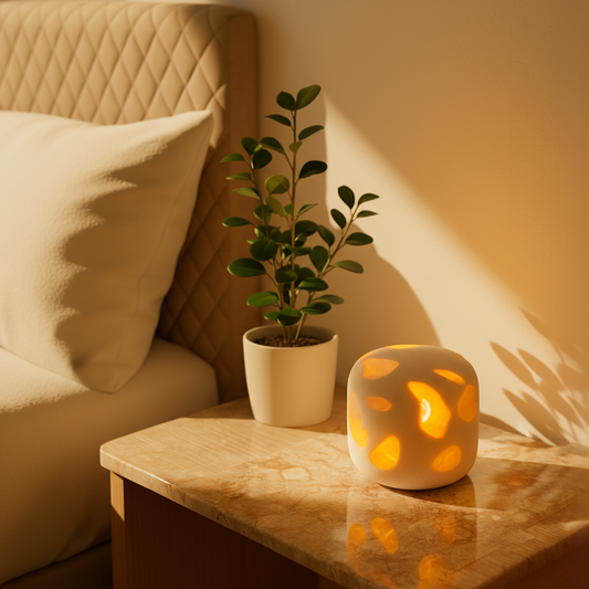 Lunis Marmor Kuppel Lampe