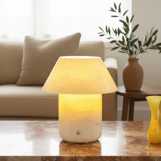 Lumora Marmor-Schirm Lampe