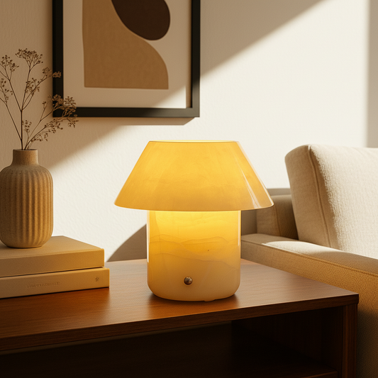 Lumora Marmor-Schirm Lampe